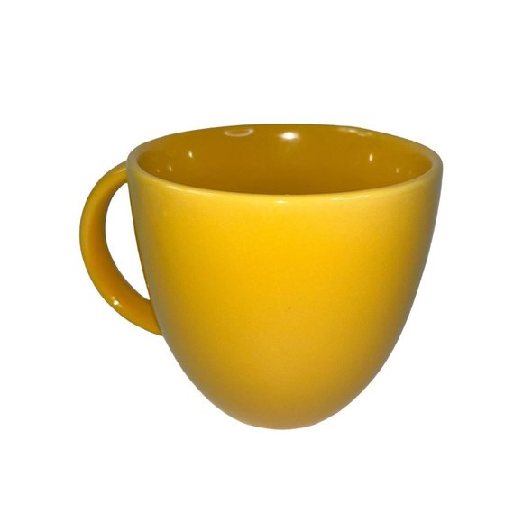 2 Minnie & Mickey Soup Mugs Oversized Coffee Cups Big Faces Red Yellow Disney - Picture 8 of 9